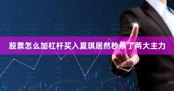 股票怎么加杠杆买入夏琪居然秒杀了两大主力
