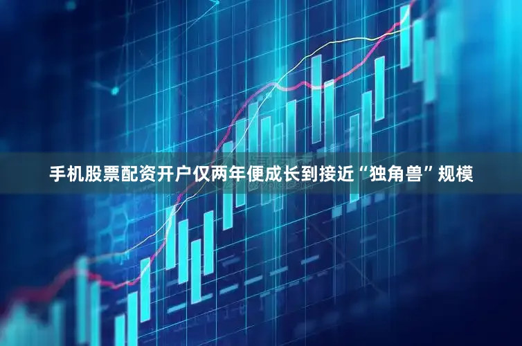 手机股票配资开户仅两年便成长到接近“独角兽”规模